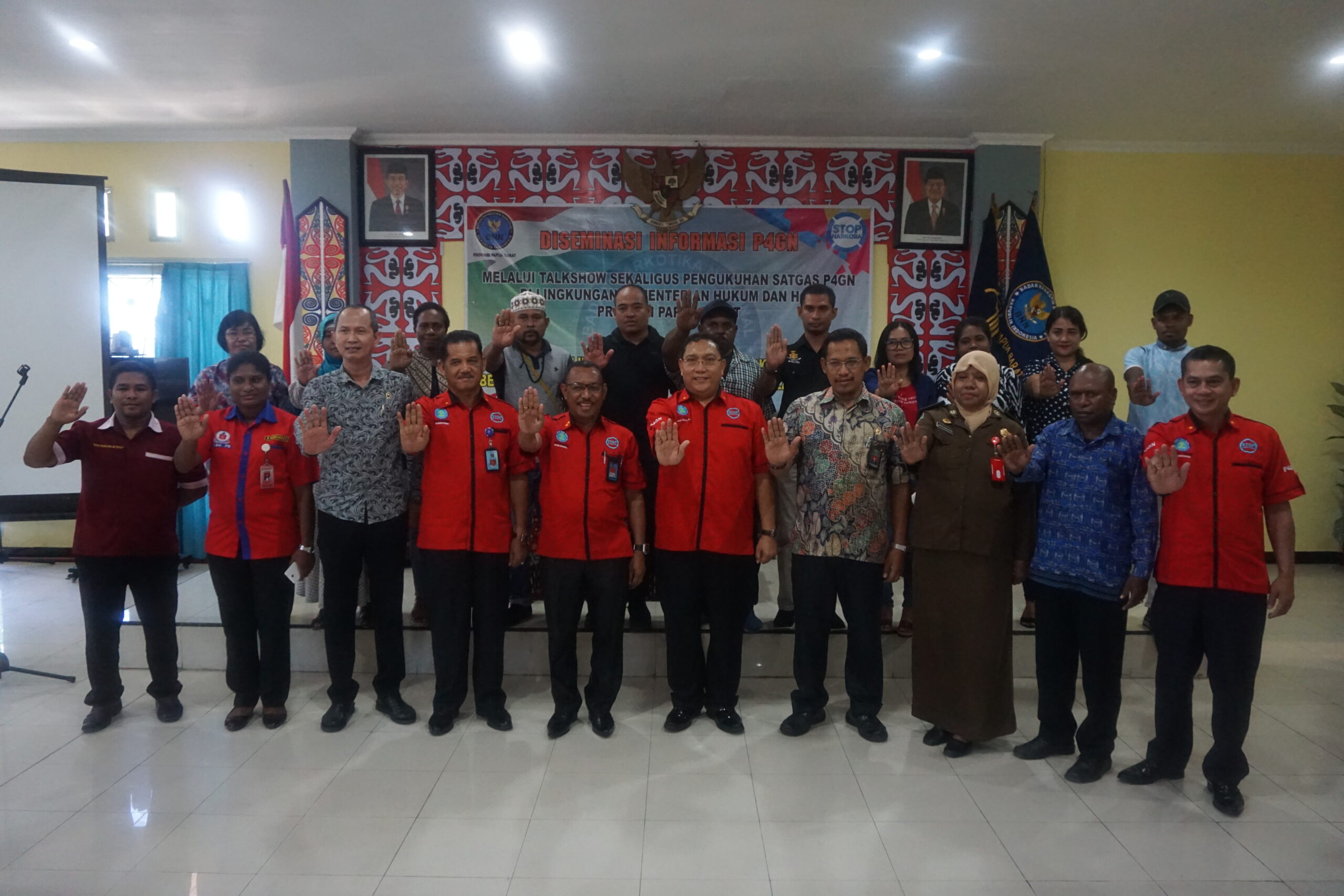 Diseminasi Informasi P4GN melalui Talkshow serta Pengukuhan Satgas P4GN Diseminasi Informasi P4GN melalui Talkshow serta Pengukuhan Satgas P4GN