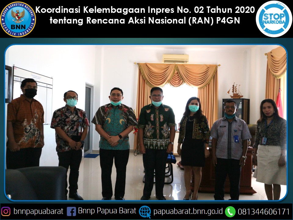 KEPALA BNNP PAPUA BARAT SAMBANGI BUPATI MANOKWARI KEPALA BNNP PAPUA BARAT SAMBANGI BUPATI MANOKWARI