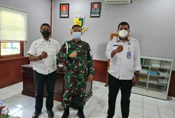 Koordinasi P4GN Bersama Detasemen Polisi Militer XVIII/1 Sorong