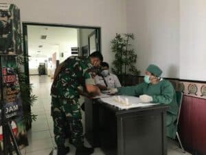 BNN Lakukan Sosialisasi P4GN serta Pelaksanaan Test Urine pada Paldam XVIII/Kasuari BNN Lakukan Sosialisasi P4GN serta Pelaksanaan Test Urine pada Paldam XVIII/Kasuari