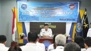 Pencanangan Zona Integritas menuju Wilayah Bebas Korupsi & Wilayah Birokrasi Bersih Melayani di Badan Narkotika Nasional Provinsi Papua Barat