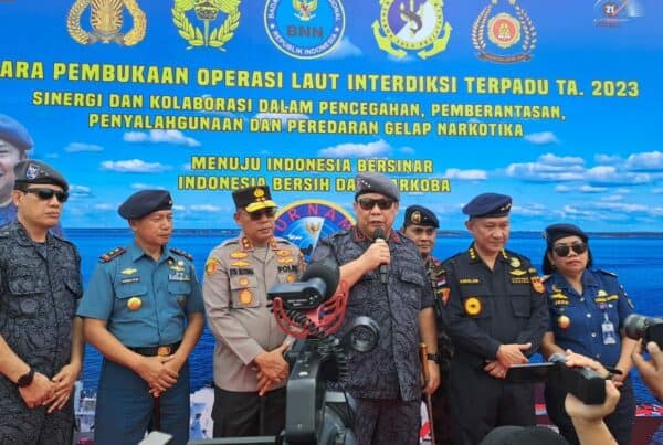 Upacara Pembukaan Operasi Laut Interdiksi Terpadu 2023