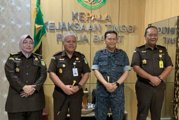Audiensi Kepala BNNP Papua Barat Dengan Kepala Kejaksaan Tinggi Papua Barat