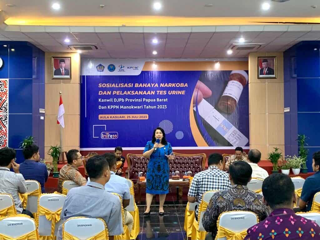 Kegiatan Sosialisasi P4GN dan Screening Test Pegawai Kanwil DJPb Provinsi Papua Barat dan KPPN Manokwari