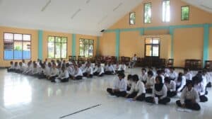 Kegiatan Sosialisasi P4GN Masa Pengenalan Lingkungan Sekolah (MPLS) SMK Kehutanan Negeri Manokwari Kegiatan Sosialisasi P4GN Masa Pengenalan Lingkungan Sekolah (MPLS) SMK Kehutanan Negeri Manokwari