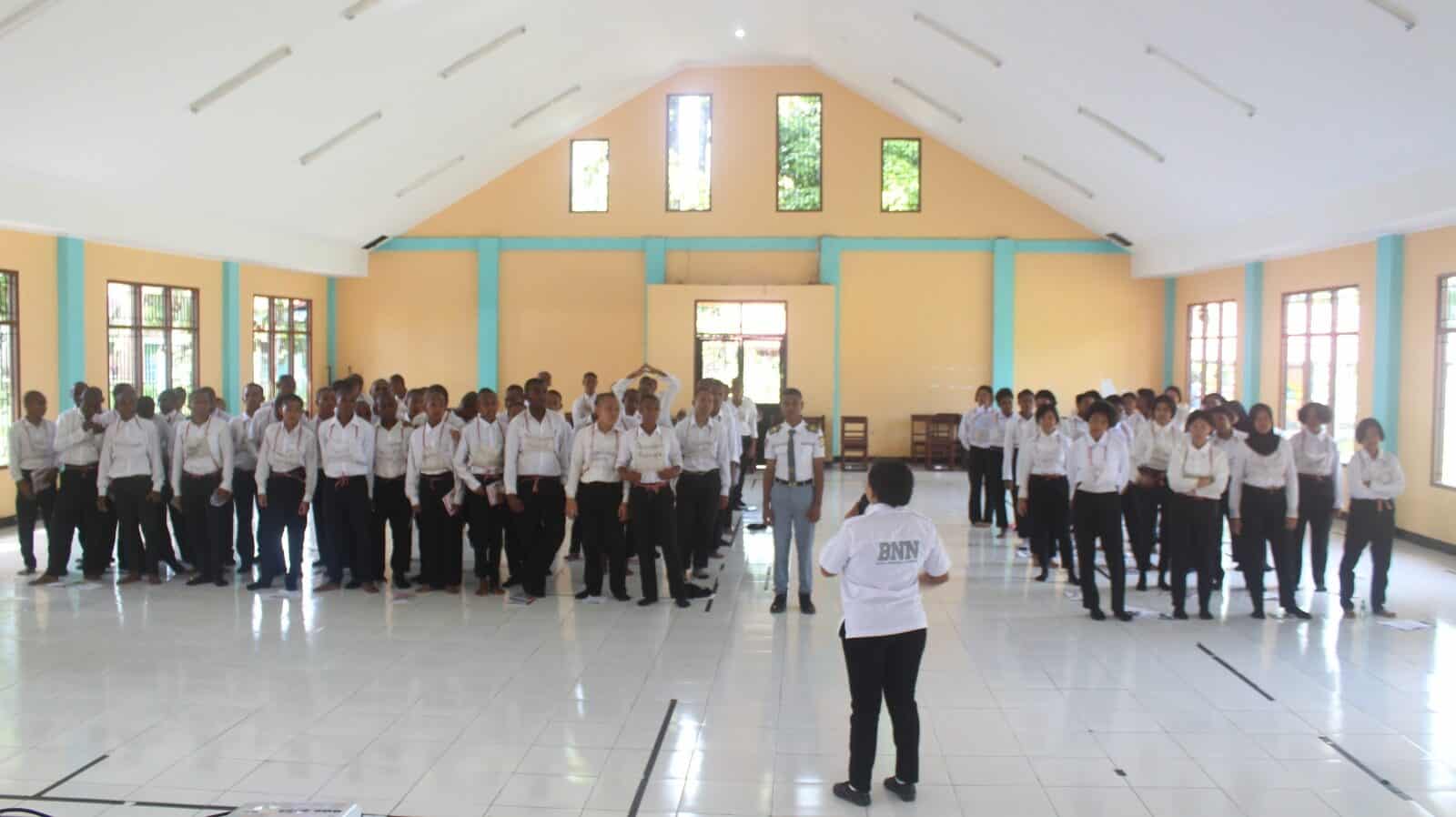Kegiatan Sosialisasi P4GN Masa Pengenalan Lingkungan Sekolah (MPLS) SMK Kehutanan Negeri Manokwari