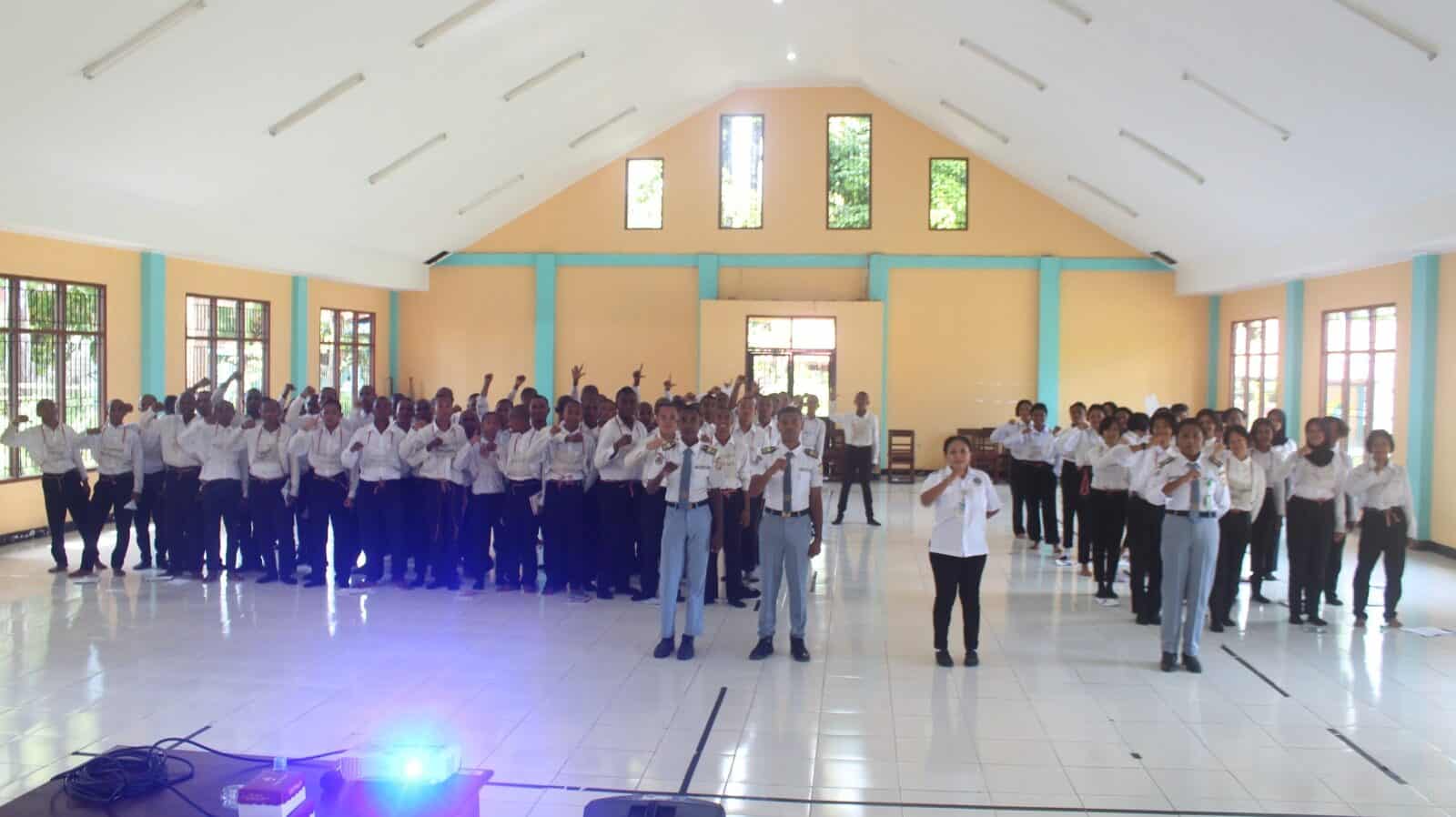 Kegiatan Sosialisasi P4GN Masa Pengenalan Lingkungan Sekolah (MPLS) SMK Kehutanan Negeri Manokwari Kegiatan Sosialisasi P4GN Masa Pengenalan Lingkungan Sekolah (MPLS) SMK Kehutanan Negeri Manokwari