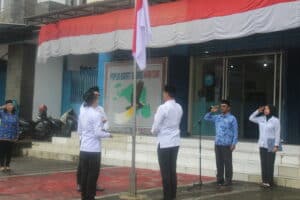 Upacara Memperingati HUT Ke-78 Kemerdekaan Republik Indonesia di Kantor BNNP Papua Barat
