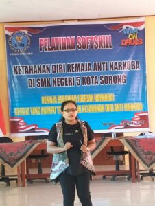 Kegiatan Pelatihan Softskill Ketahanan Diri Remaja Anti Narkoba di SMK Negeri 5 Kota Sorong