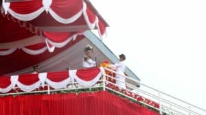 Upacara Pengibaran Bendera Merah Putih HUT Ke - 78 Kemerdekaan Republik Indonesia