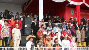 Upacara Pengibaran Bendera Merah Putih HUT Ke - 78 Kemerdekaan Republik Indonesia