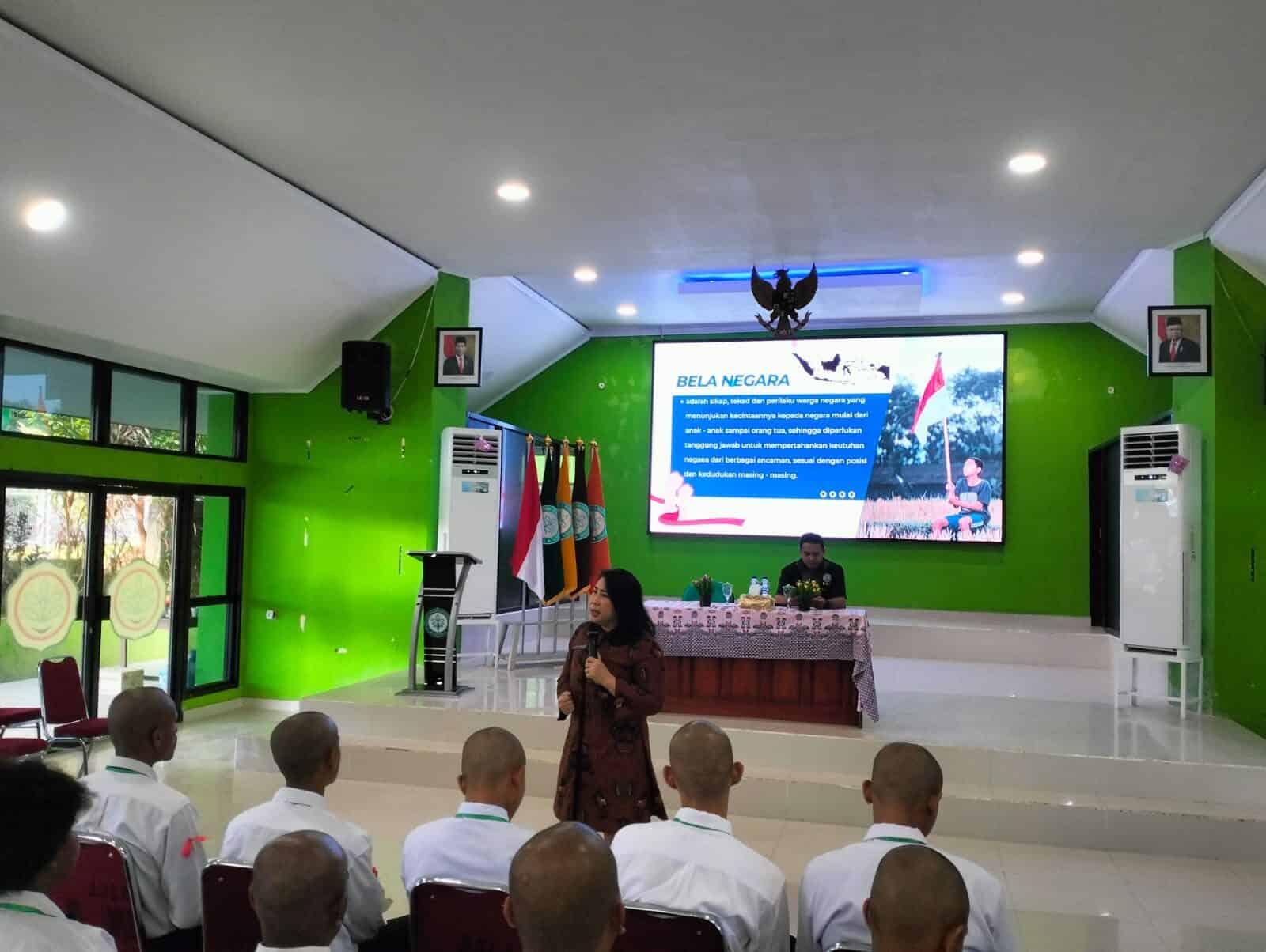 Sosialisasi P4GN pada kegiatan bela negara bagi Mahasiswa Polbangtan Manokwari Sosialisasi P4GN pada kegiatan bela negara bagi Mahasiswa Polbangtan Manokwari