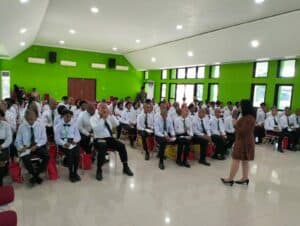 Sosialisasi P4GN pada kegiatan bela negara bagi Mahasiswa Polbangtan Manokwari
