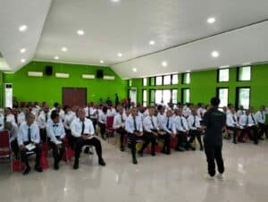Sosialisasi P4GN pada kegiatan bela negara bagi Mahasiswa Polbangtan Manokwari Sosialisasi P4GN pada kegiatan bela negara bagi Mahasiswa Polbangtan Manokwari