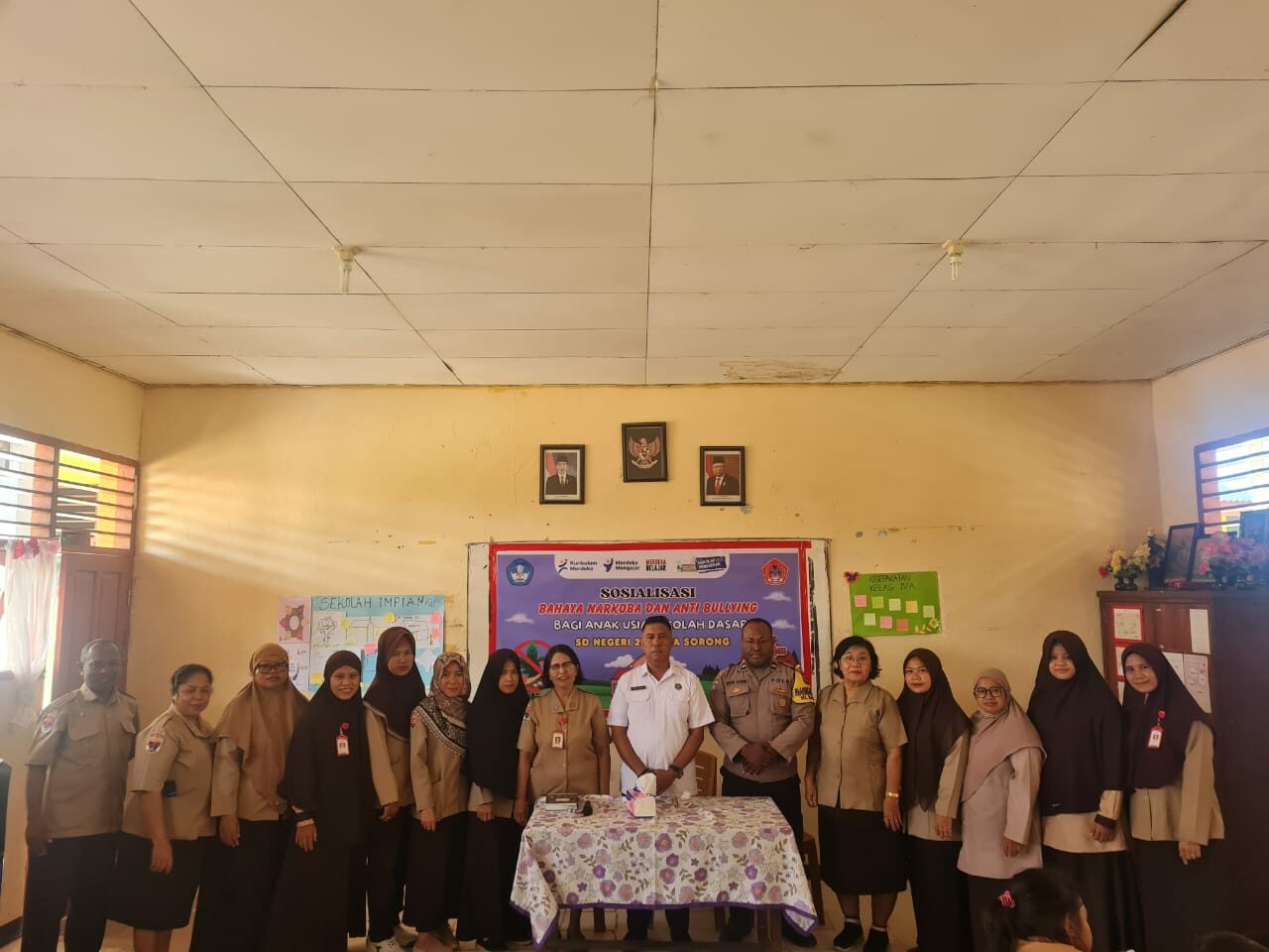 Sosialisasi Bahaya Penyalahgunaan Narkotika Bagi Pelajar SD Negeri 25 Kota Sorong