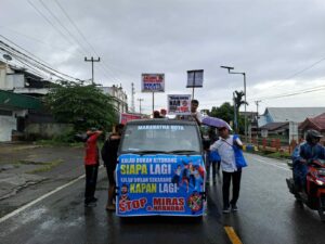 BNNP Pabar mengikuti Pawai Religi menyambut HUT GKI di Tanah Papua