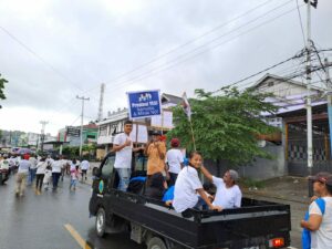 BNNP Pabar mengikuti Pawai Religi menyambut HUT GKI di Tanah Papua