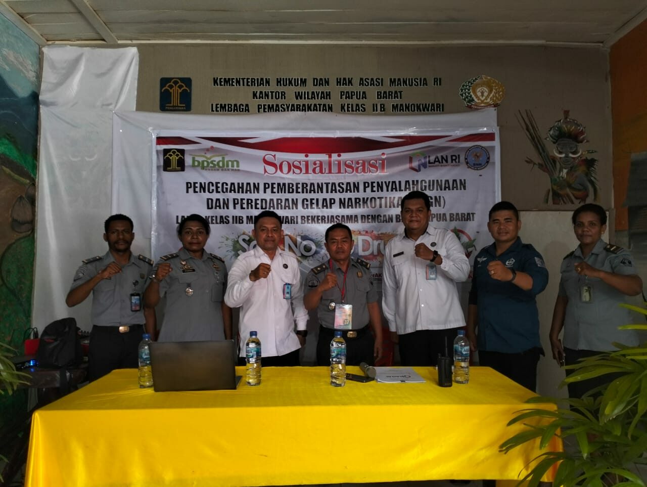Kegiatan Sosialisasi P4GN WBP Lapas Kelas IIB Manokwari