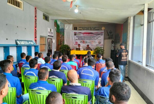 Kegiatan Sosialisasi P4GN WBP Lapas Kelas IIB Manokwari