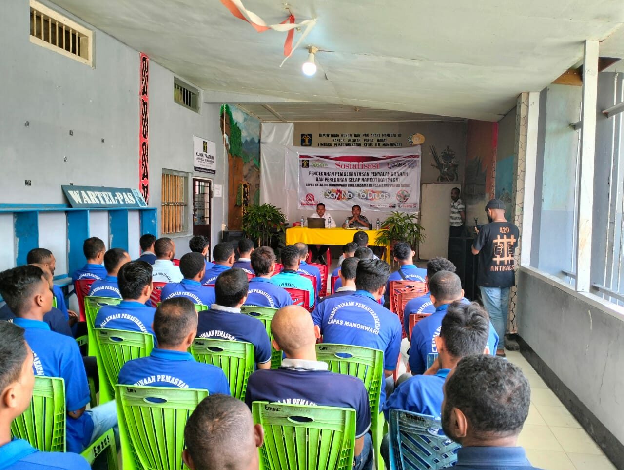 Kegiatan Sosialisasi P4GN WBP Lapas Kelas IIB Manokwari Kegiatan Sosialisasi P4GN WBP Lapas Kelas IIB Manokwari