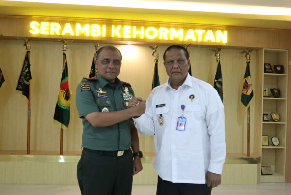 Koordinasi Kelembagaan antara BNNP Papua Barat dan Kodam XVIII/KSR