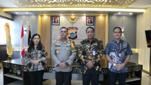 Kepala BNNP Papua Barat Sambangi Polda Papua Barat Jalin Sinergitas dalam P4GN