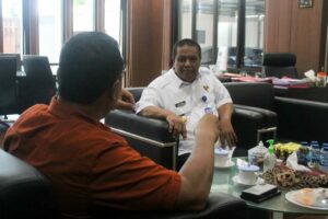 Kepala BNNP Papua Barat Sambangi BIN Daerah Papua Barat Jalin Sinergitas dalam P4GN