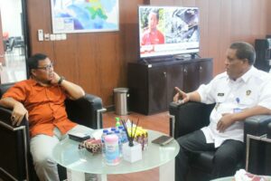 Kepala BNNP Papua Barat Sambangi BIN Daerah Papua Barat Jalin Sinergitas dalam P4GN