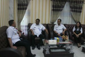 Kepala BNNP Papua Barat Sambangi Kanwil Kemenkumham Papua Barat Jalin Sinergitas dalam P4GN