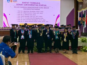 BNNP Papua Barat Hadiri Rapat Terbuka Senat Universitas Papua dalam Rangka Pengukuhan Guru Besar Universitas Papua