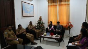 Koordinasi P4GN Di Kesbangpol Teluk Bintuni
