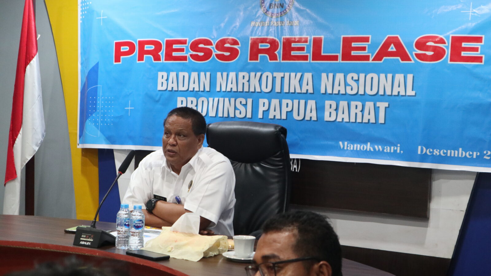 Press Release Akhir Tahun 2023 BNNP Papua Barat