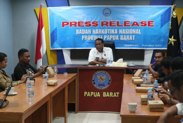 Press Release Akhir Tahun 2024 BNNP Papua Barat