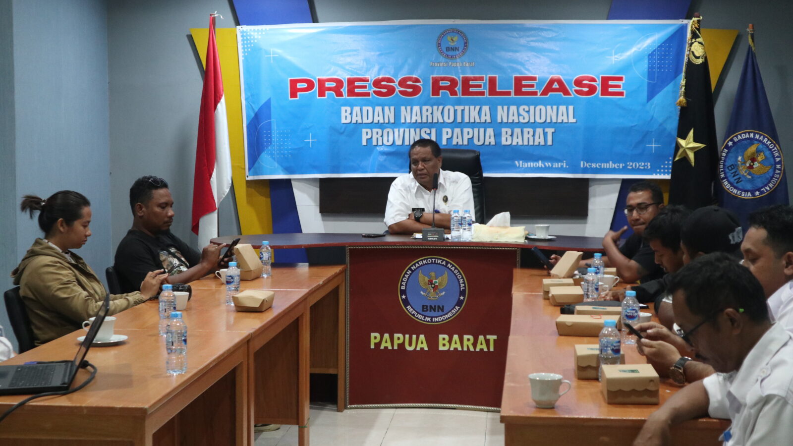 Press Release Akhir Tahun 2023 BNNP Papua Barat Press Release Akhir Tahun 2024 BNNP Papua Barat