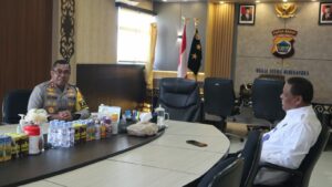 Jalin Sinergitas P4GN, Kepala BNNP Papua Barat Kunjungi Kapolda Papua Barat