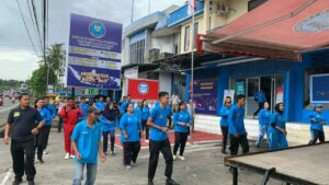 Sosialisasi Komunikasi Informasi dan Edukasi P4GN melalui Senam Bersinar BNNP Papua Barat