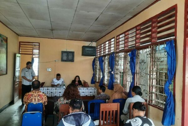 Rapat Pembentukan Unit Intervensi Berbasis Masyarakat (IBM) Kelurahan Manokwari Barat