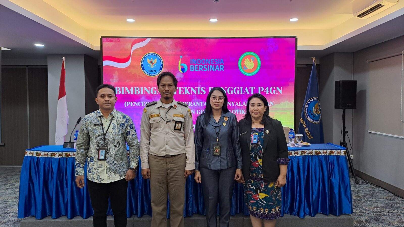 Wujudkan Kota Tanggap Ancaman Narkoba, BNNP Papua Barat Menggelar Bimtek Penggiat P4GN Di Kota Sorong