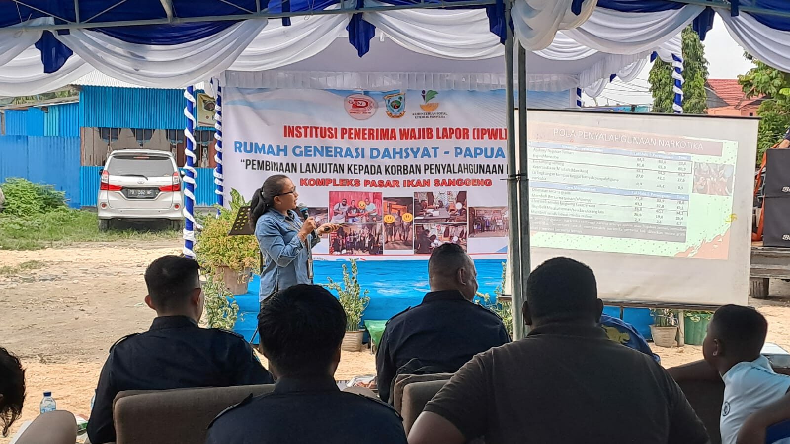 Sambut Peringatan HANI Tahun 2024, BNNP Papua Barat Melaksanakan Sosialisasi P4GN Bersama Yayasan Rumah Generasi Dahsyat Papua Barat