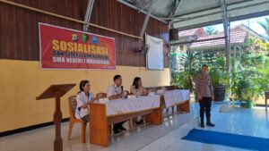 Dalam Rangka Pra HANI 2024, BNNP Papua Barat Melaksanakan Sosialisasi P4GN Bagi Pelajar SMAN 1 Manokwari