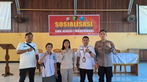 Dalam Rangka Pra HANI 2024, BNNP Papua Barat Melaksanakan Sosialisasi P4GN Bagi Pelajar SMAN 1 Manokwari
