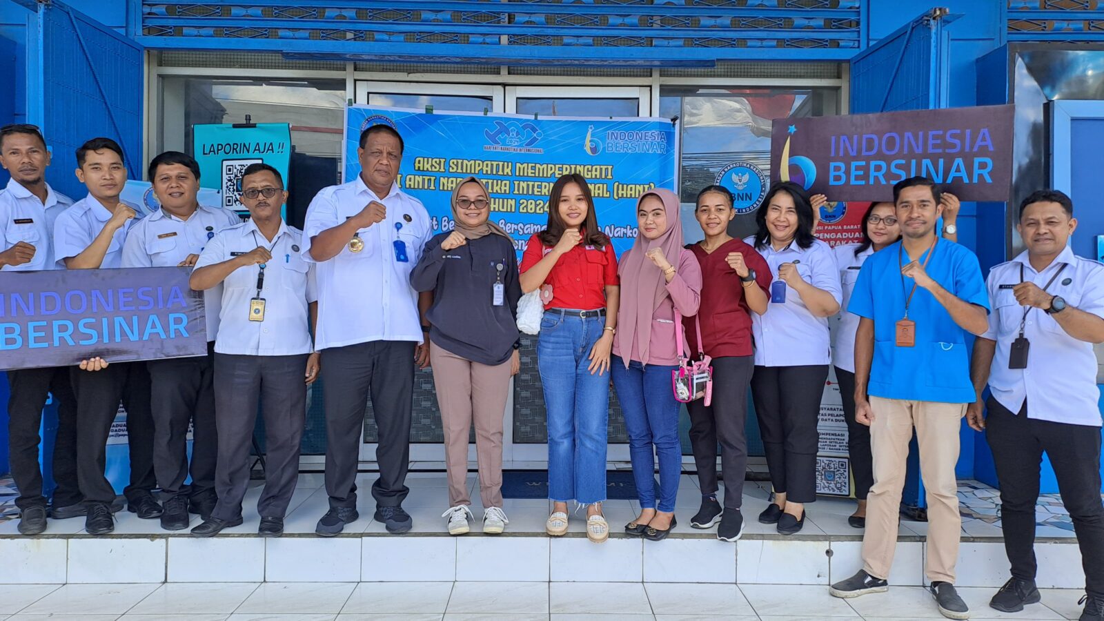 Dalam Rangka Pra HANI 2024, BNNP Papua Barat Melaksanakan Kegiatan Donor Darah Bagi Seluruh Pegawai