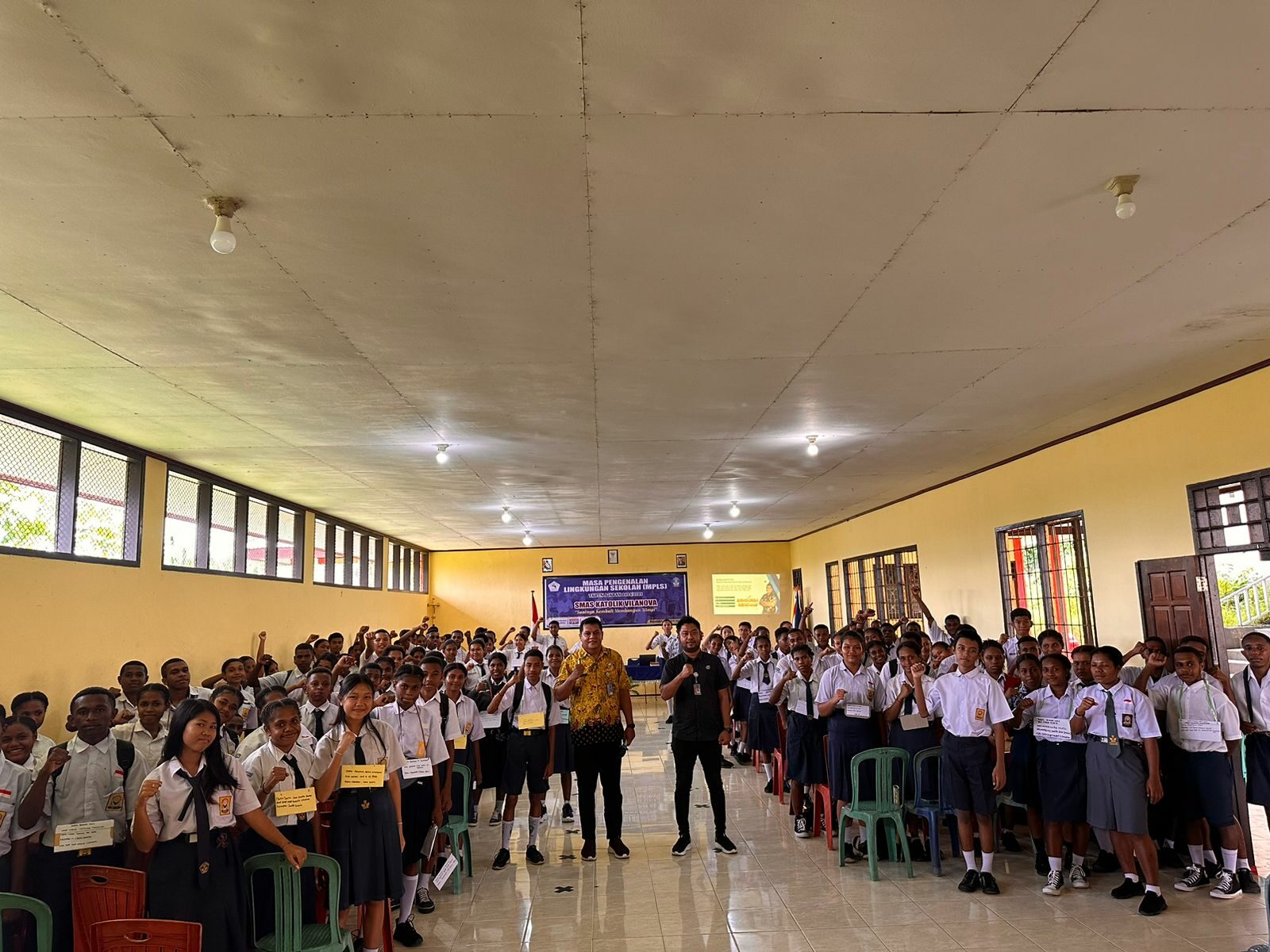 Sosialisasi P4GN Pada Kegiatan MPLS SMAS Villanova Manokwari
