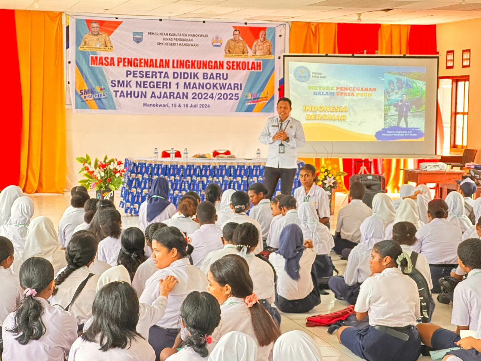 Sosialisasi P4GN Pada Kegiatan MPLS SMK N 1 Manokwari