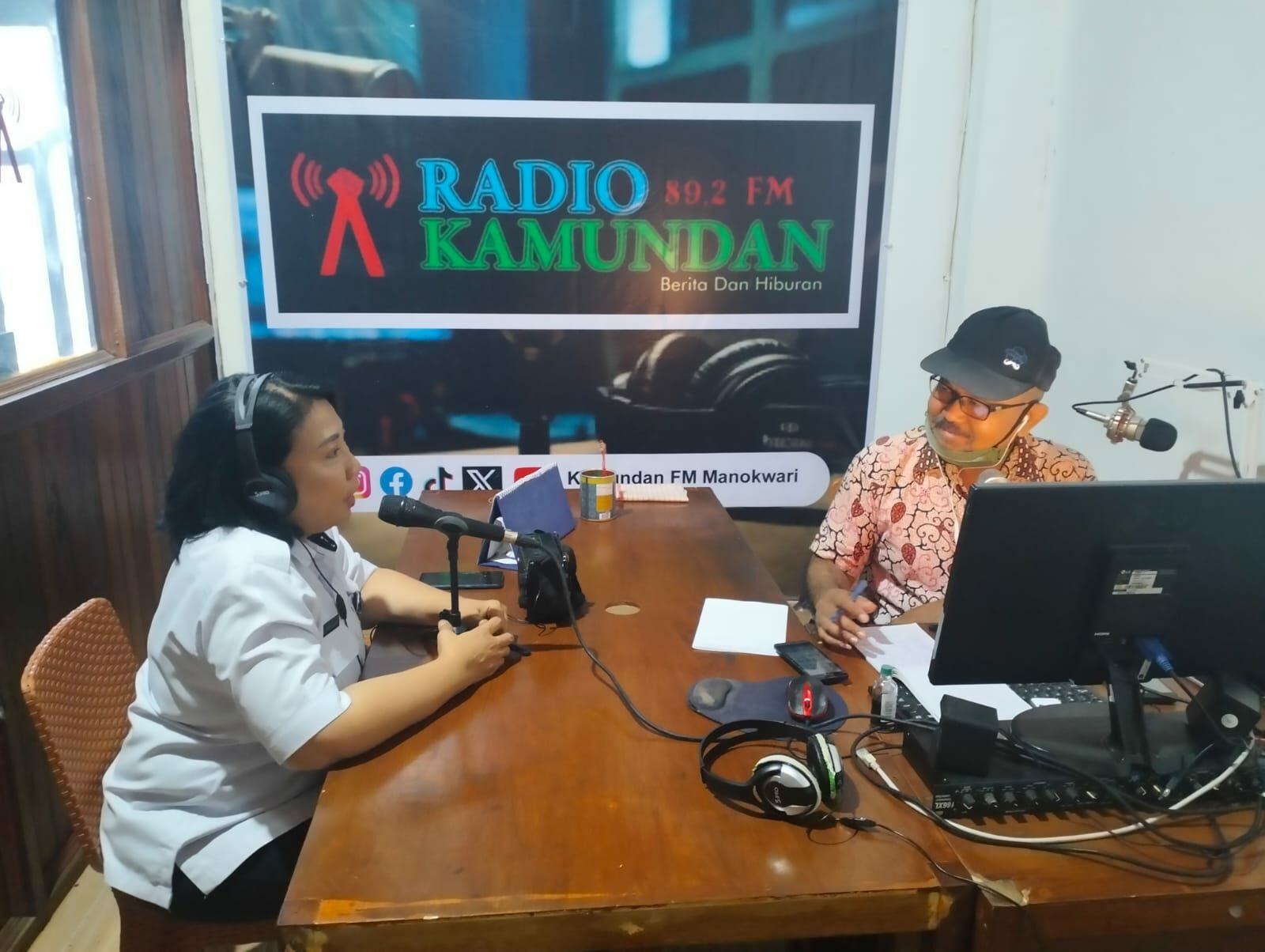 Kegiatan Informasi dan Edukasi P4GN Melalui Placement Radio lokal/daerah Kamundan 82,9 Fm Manokwari