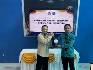 Wujudkan KPPN Bersinar, BNNP Papua Barat Laksanakan Sosialisasi P4GN di KPPN Manokwari
