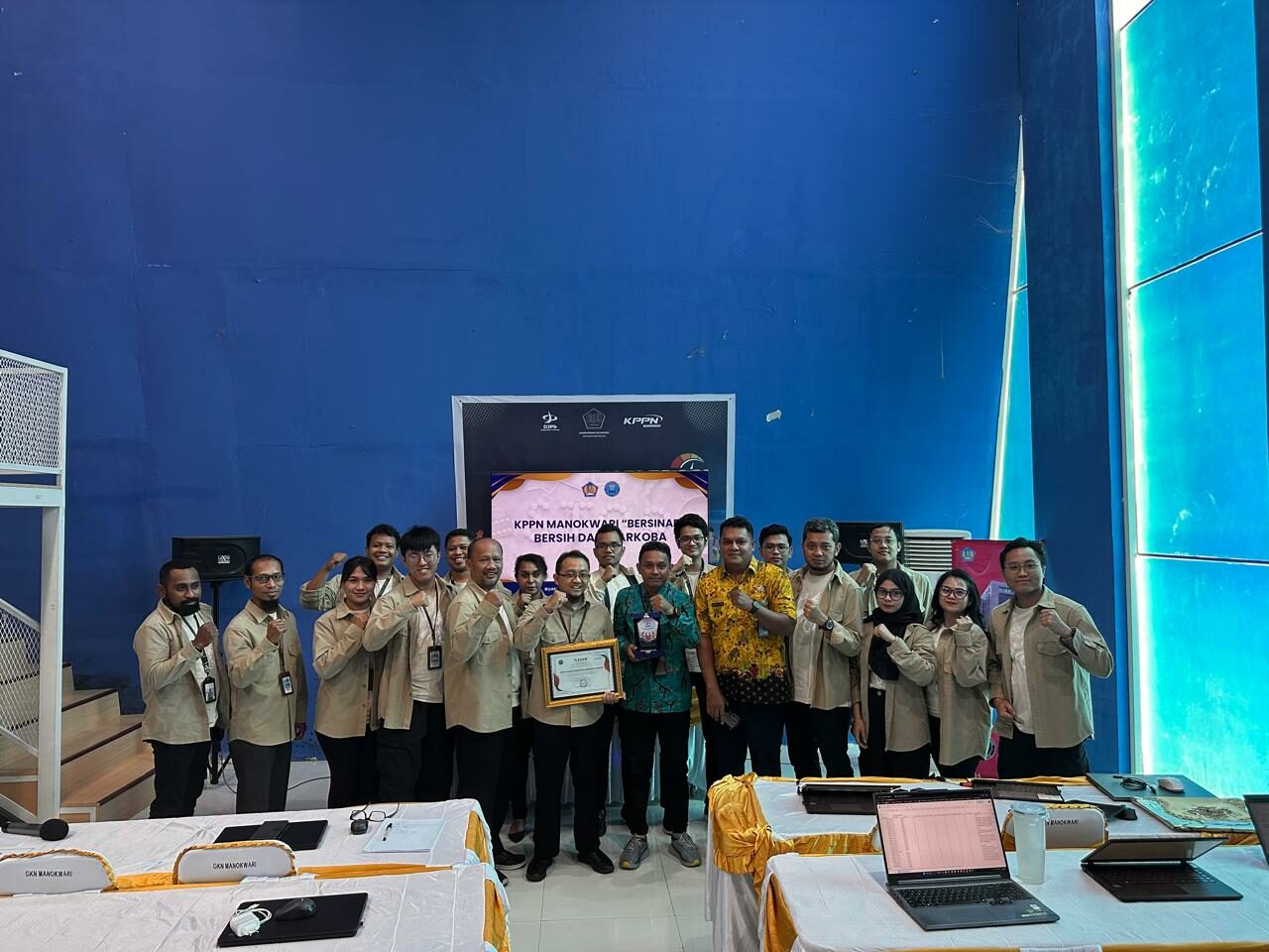 Wujudkan KPPN Bersinar, BNNP Papua Barat Laksanakan Sosialisasi P4GN di KPPN Manokwari Wujudkan KPPN Bersinar, BNNP Papua Barat Laksanakan Sosialisasi P4GN di KPPN Manokwari