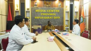 Perkuat Sinergitas Kepala BNNP Papua Barat Laksanakan Koordinasi Kelembagaan Bersama Gubernur Papua Barat